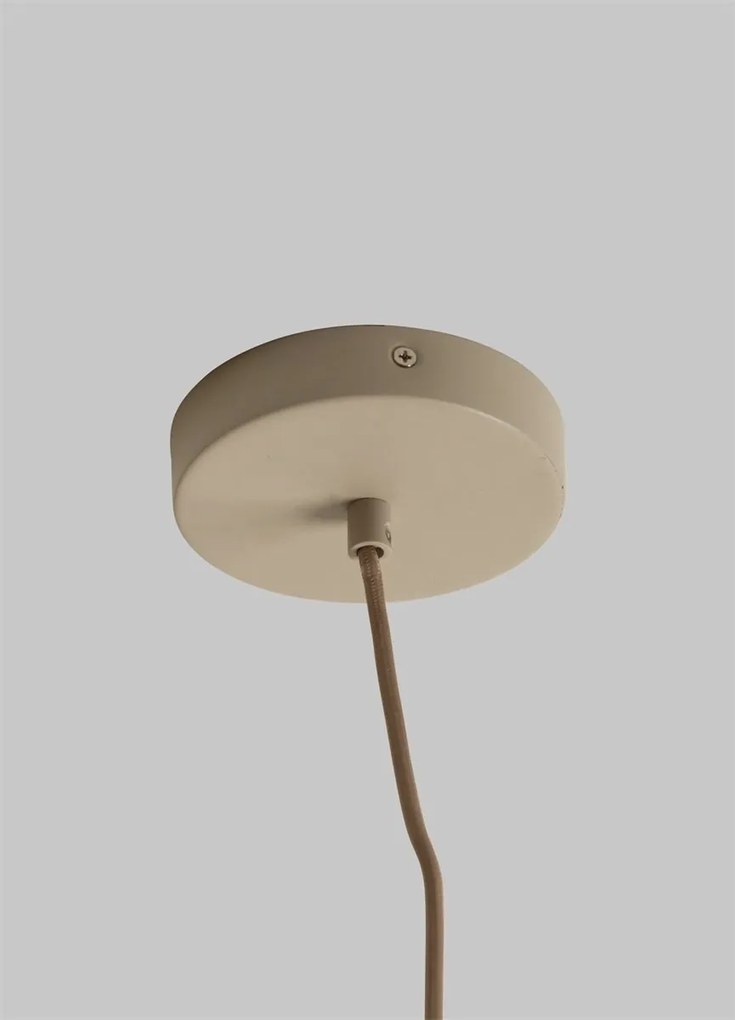 Pendul din metal sand si sticla chihlimbar Toledo