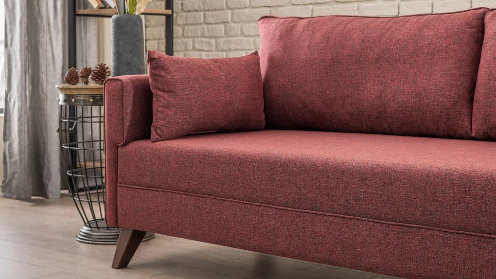 Canapea extensibilă Bellina 1 (bordo) (D). 1063026