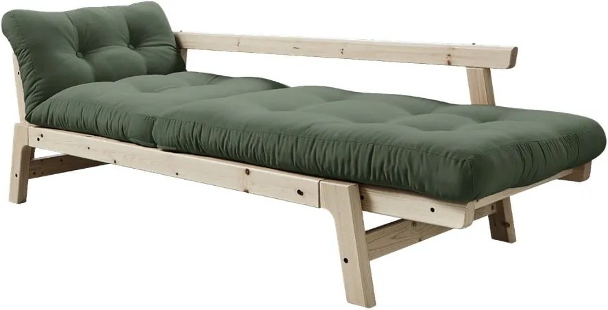 Canapea variabilă KARUP Design Step Natural, verde