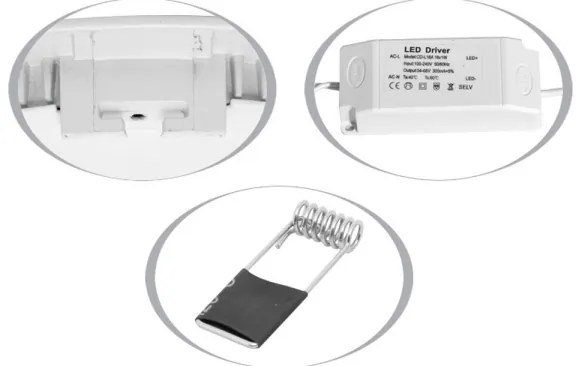 Lampă încastrată LED RAFA LED/25W/230V 2700K