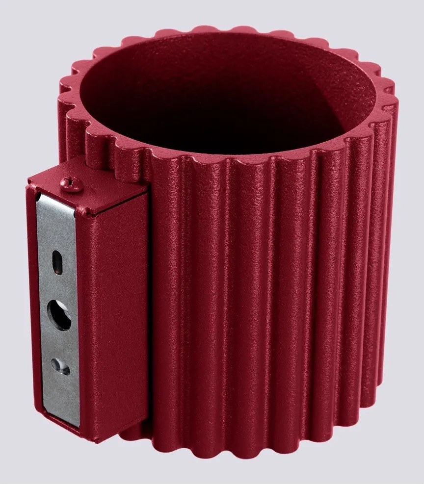 Aplică de perete burgundy ø 10 cm Zora – Sollux