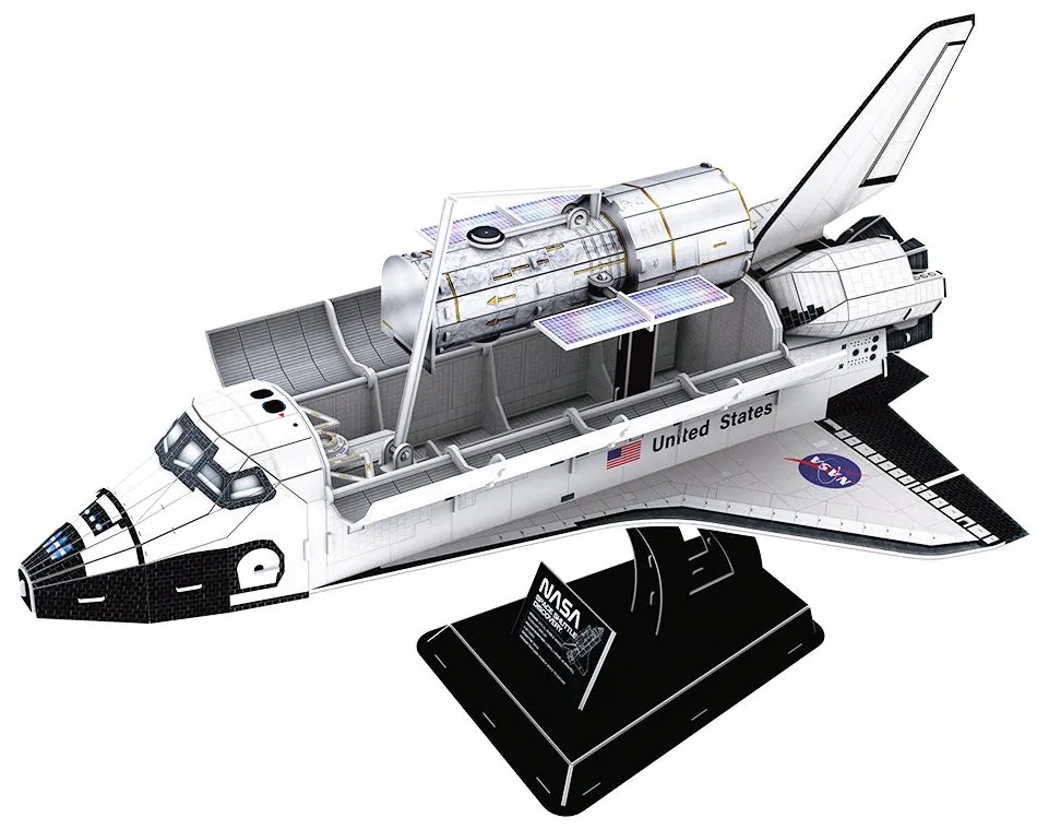 CUBIC FUN - PUZZLE 3D NASA - NAVETA SPATIALA DISCOVERY 126 PIESE - CUBIC FUN (CUDS1057h)