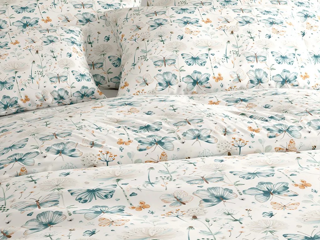 Lenjerie de pat din bumbac ELIVINE alba Dimensiunile lenjeriei: 70 x 90 cm | 140 x 200 cm