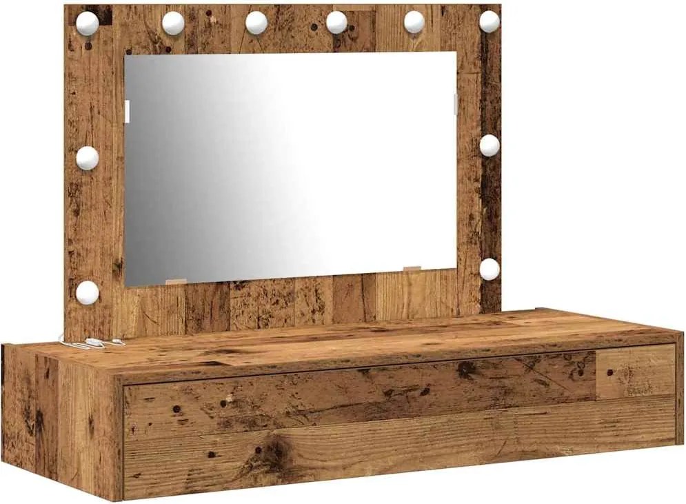 vidaXL Masă de Machiaj cu sertar Maro 100 x 40 x 70 cm Lemn compozit