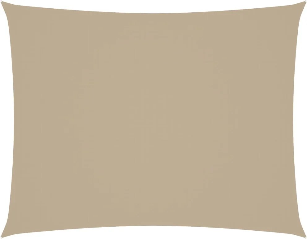 vidaXL Parasolar, bej, 6x7 m, țesătură oxford, dreptunghiular