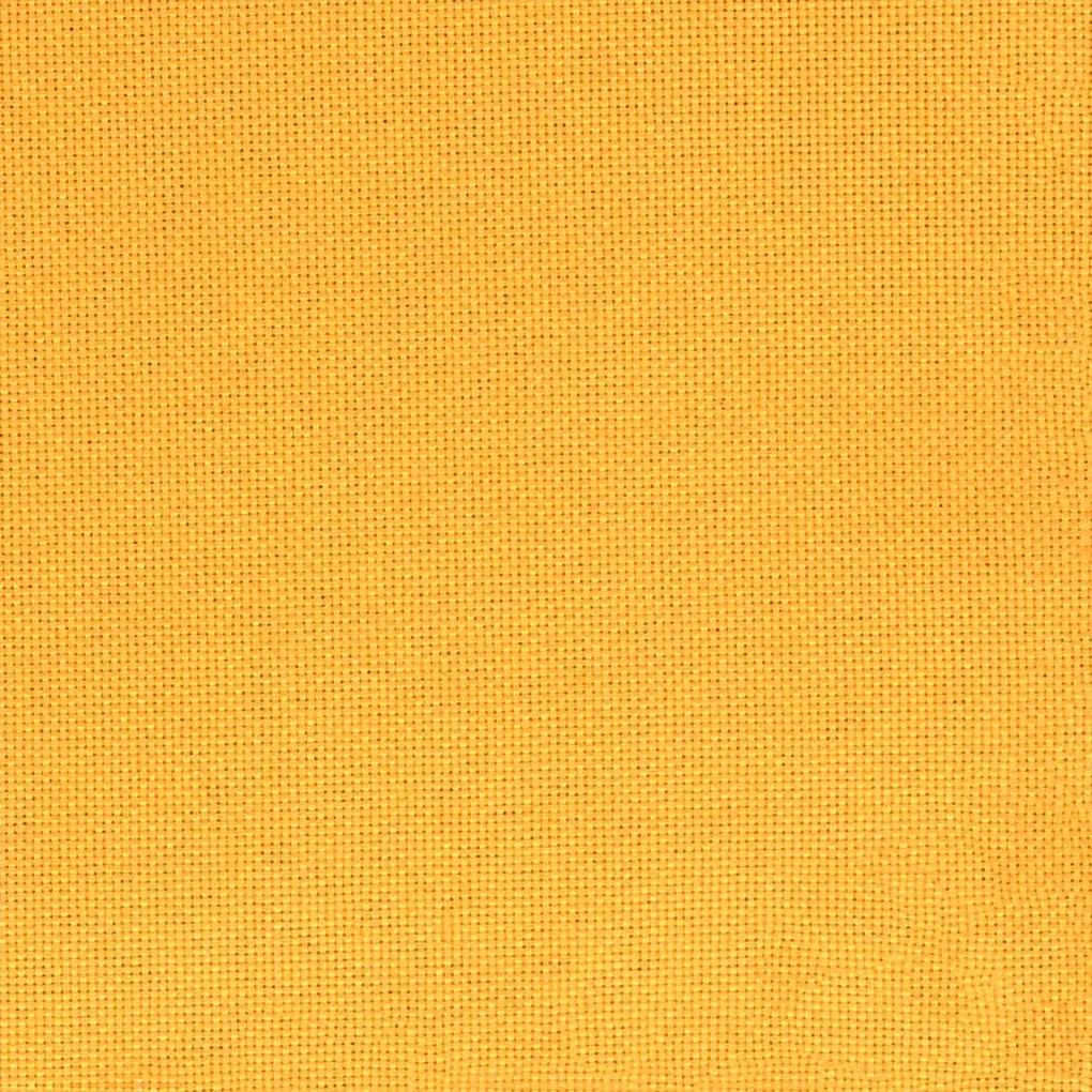 Scaune de bucatarie pivotante, 4 buc., galben mustar, textil 4, galben mustar