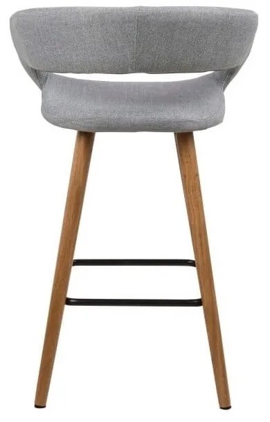 Scaune de bar gri 2 buc. 88,5 cm Gill – Actona