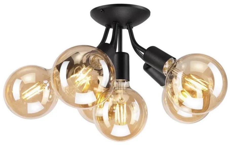 Lustr VIGGO 6xE27/60W/230V montat aproape de tavan