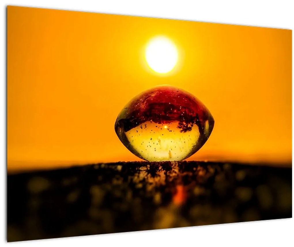 Tablou - Picături din sticlă (90x60 cm)