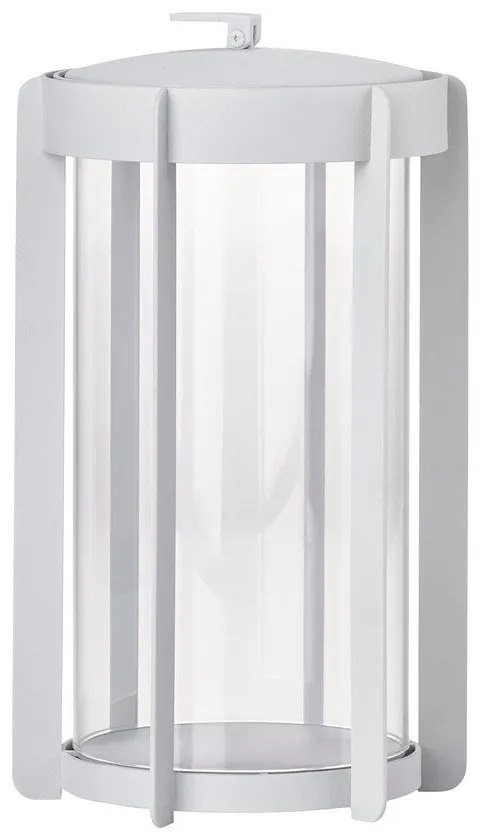 Felinar cu LED gri deschis cu USB (înălțime 25 cm) Firefly – Zone