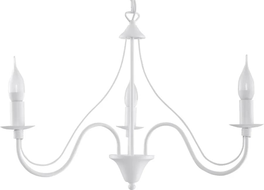Lustră Nice Lamps Floriano 3, alb