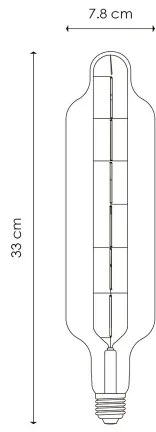 Bec LED dimabil VINTAGE EDISON E27/5W/230V 3000K