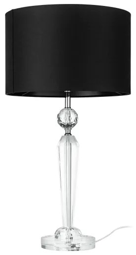 Lampă de masă Eglo 390158 PASIANO 1xE27/40W/230V negru