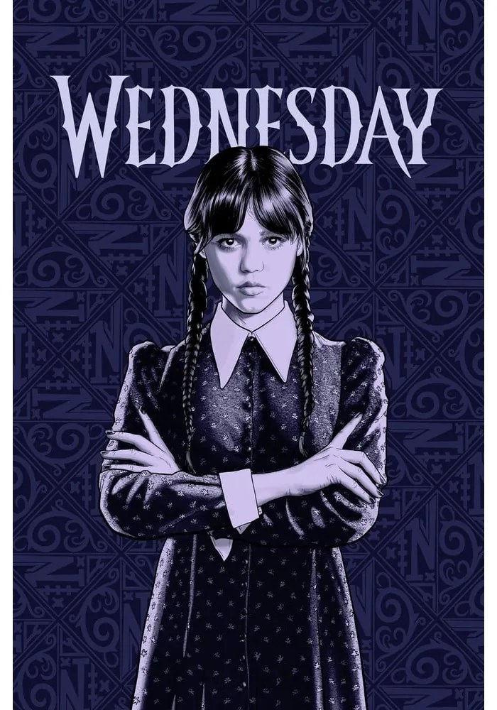 Pătură pentru copii albastru-închis din polar, fleece 100x150 cm Wednesday – Jerry Fabrics