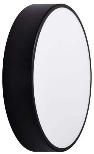 Plafonieră pentru baie CLEO 2xE27/24W/230V d. 40 cm neagră IP54