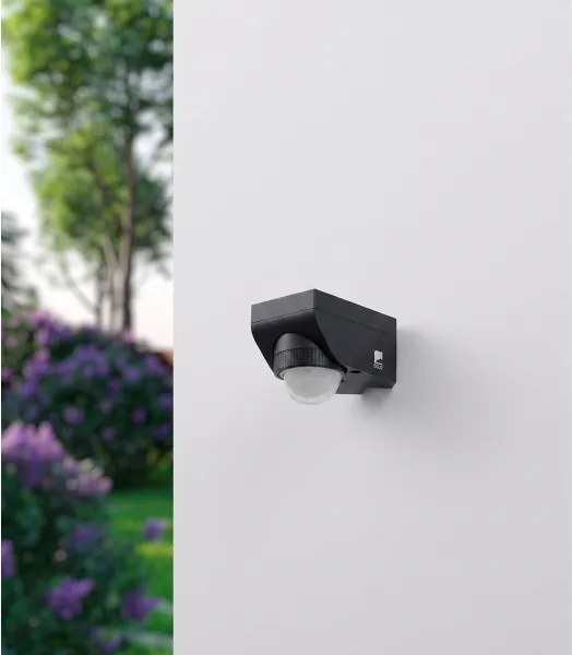Eglo 97467 - Senzor exterior de mișcare și de crepuscul DETECT ME 4 12 m negru IP44