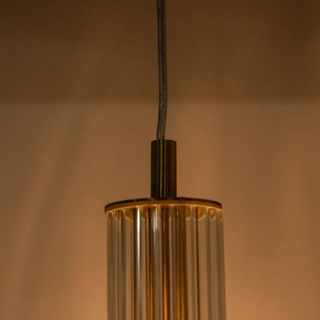 Lustra, Pendul design modern ARIA alama periata