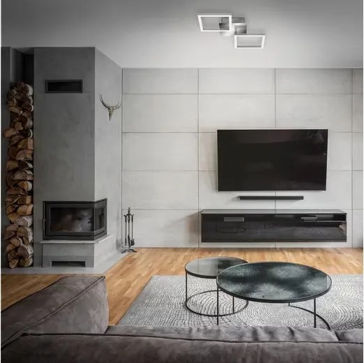 Plafonieră LED LED/10W/230V 3000K crom mat