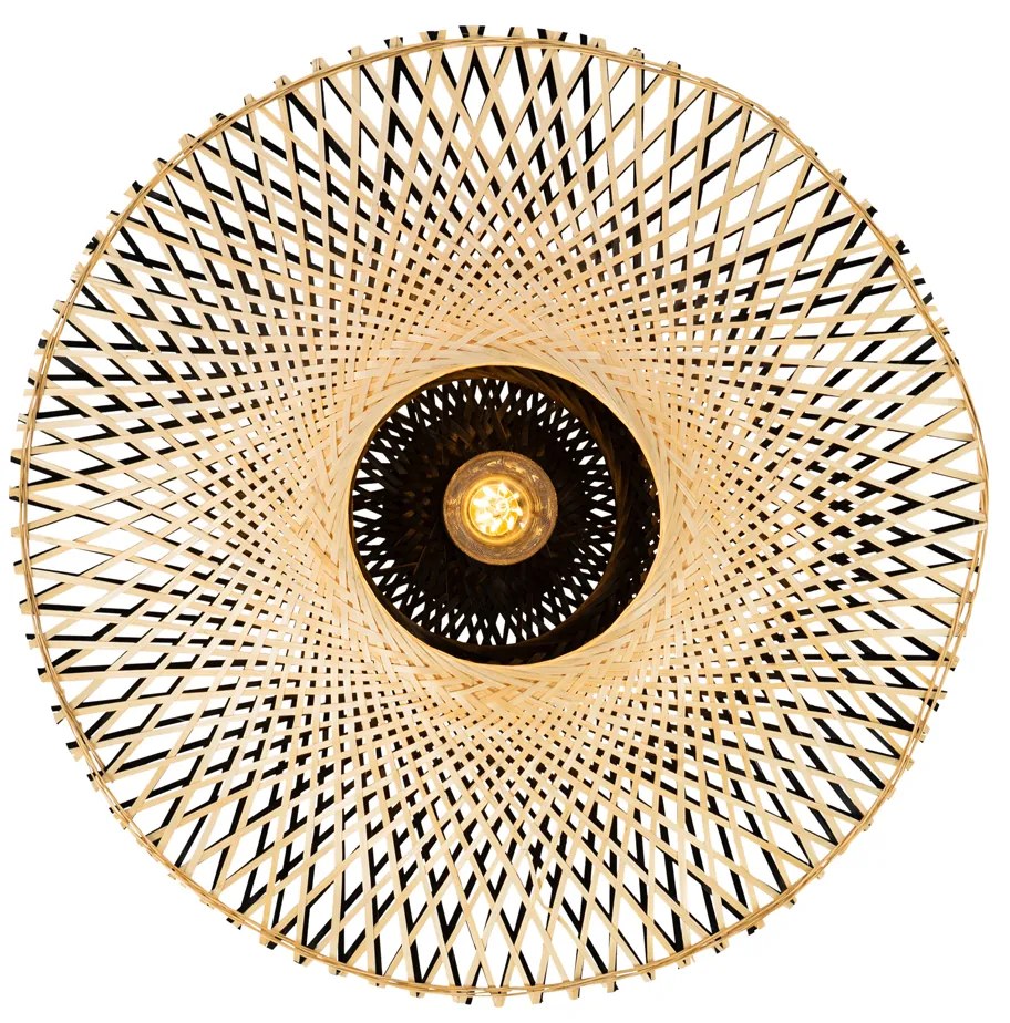 Plafoniera exterioară orientală din bambus 50 cm IP44 - Rina