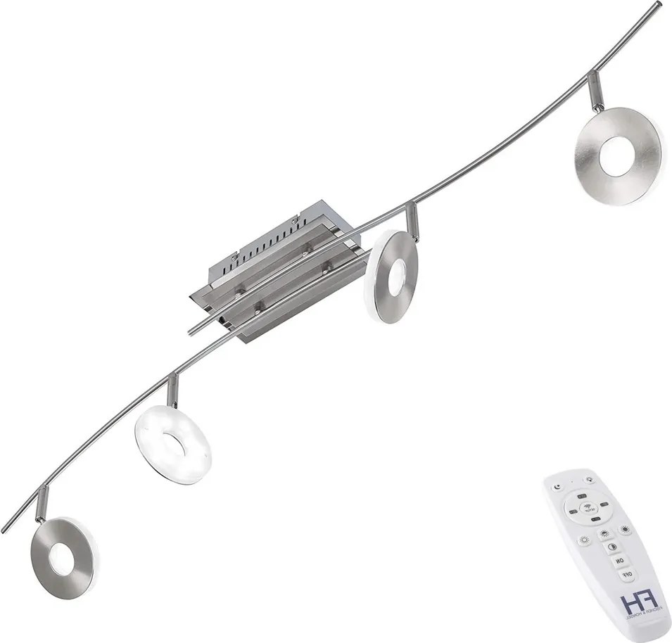 Fischer & Honsel 20527 - LED Lampă spot dimmabilă DENT 4xLED/6W/230V + Telecomandă