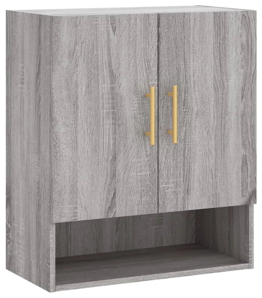 vidaXL Dulap de perete, gri sonoma, 60x31x70 cm, lemn compozit