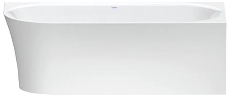 Cada freestanding Duravit DuraSenja 150x75 cm finisaj alb dreapta