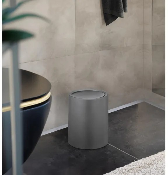 WENKO 25219100 - Coș ATRI 21 x 25,5 cm, gri