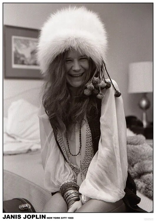 Poster Janis Joplin - New York Hotel, December, 19 1969