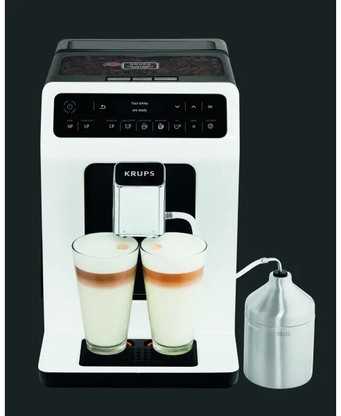 Espressor automat cu recipient pentru lapte EVIDENCE 1450W/230V alb