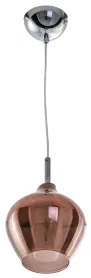 Pendul 1 bec G9 AMBER MILANO AZ3077 Azzardo