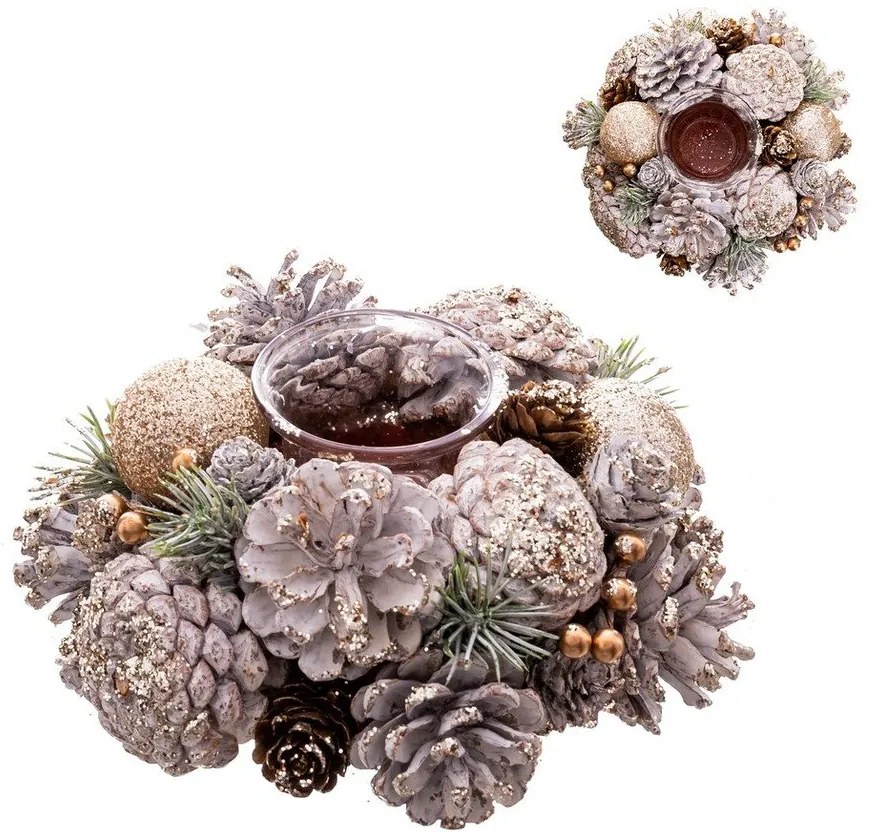 Sfeșnic din plastic și sticlă – Casa Selección