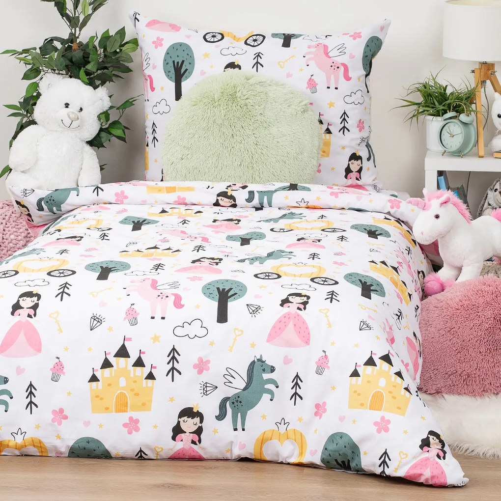 Lenjerie de pat din bumbac pentru copii 4Home Fairytale Dream, 140 x 200 cm, 70 x 90 cm, 140 x 200 cm, 70 x 90 cm