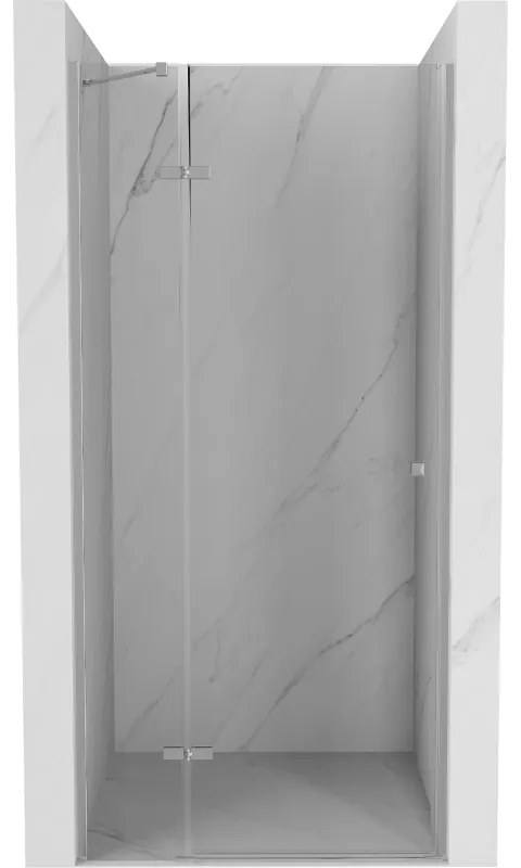 Mexen Roma ușa de duș cu balamale 80 cm, transparent, Crom - 854-080-000-01-00