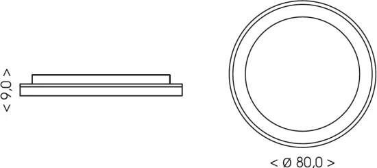 BRILAGI - LED dimabil plafonieră FALCON II LED/108W/230V alb/bej + telecomandă