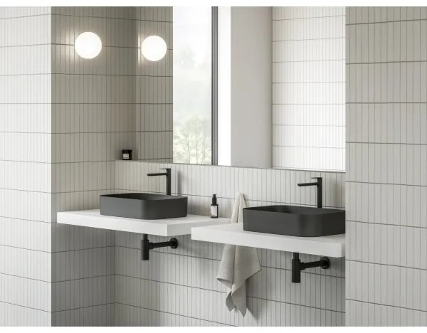 Ravak XJX0D155001 - Lavoar pentru blat CERAMIC SLIM 55x37 cm ceramică/negru