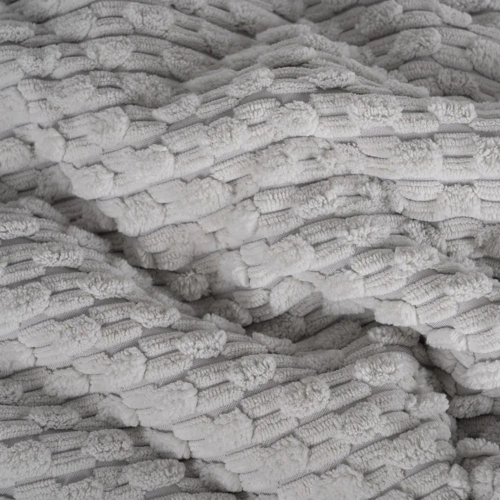 Cuvertură gri deschis matlasată 180x260 cm – Ixia