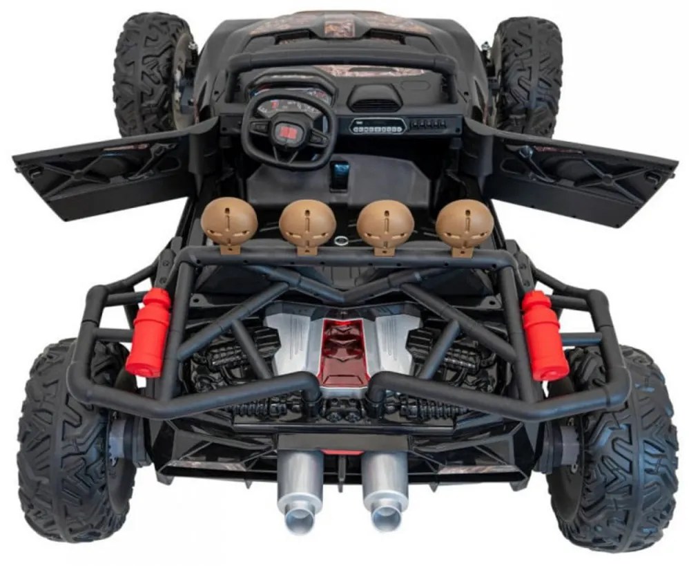 Masinuta Electrica cu acumulator pentru copii NOVOKIDS™ Buggy Maverick Racer S UTV, Cu 2 locuri, 3-12 ani, 24 V, Telecomanda, Max 50 kg, 3 Viteze,