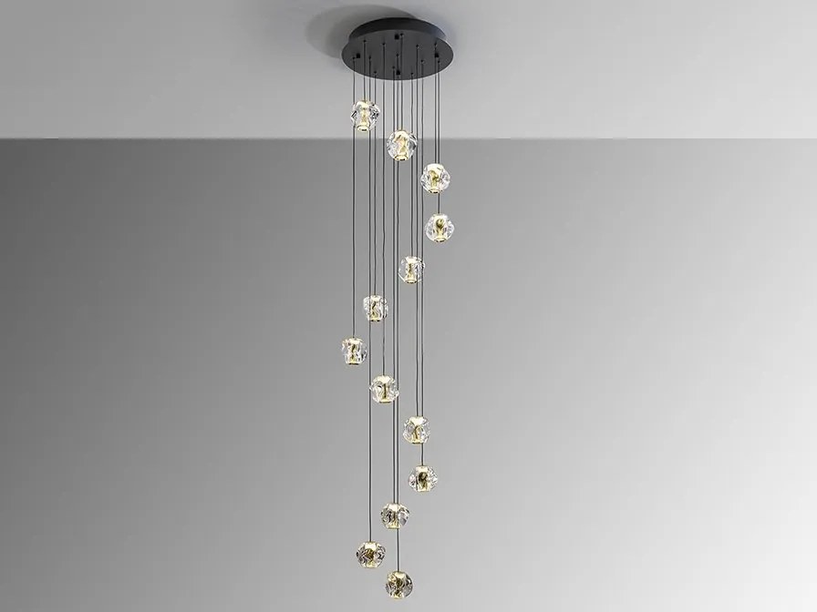 Lustra LED suspendata design decorativ modern Zaria 13L