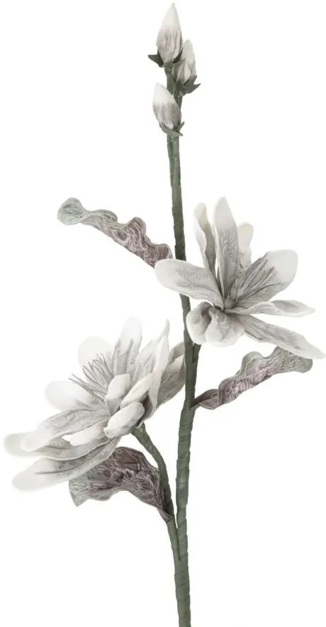 Floare artificiala gri din plastic si metal, ø 25 x H98 cm, Magnolia B Mauro Ferreti