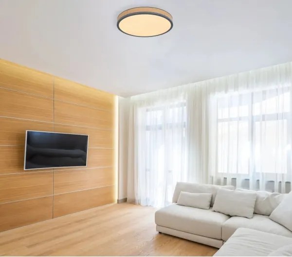 Globo 416080WD2R-CCT-LED Plafonieră DORO dimmabilă 24W/230V 3000-6500K diam. 45 cm