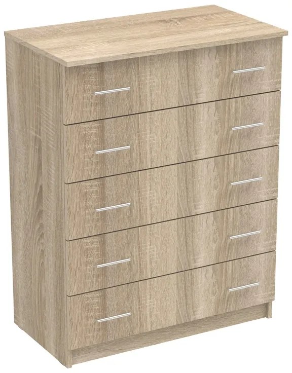 Dulap cu sertare Kofre Pako World Sonoma 80x45x104 cm