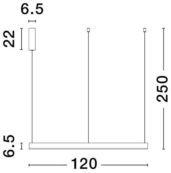 Lustra LED XXL dimabila design circular ELGEMA CCT 120cm