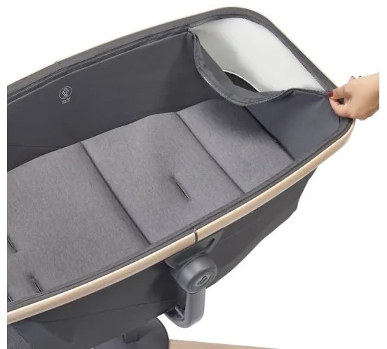 Coșuleț pentru bebeluși Maxi-Cosi 3 în 1 ALBA gri