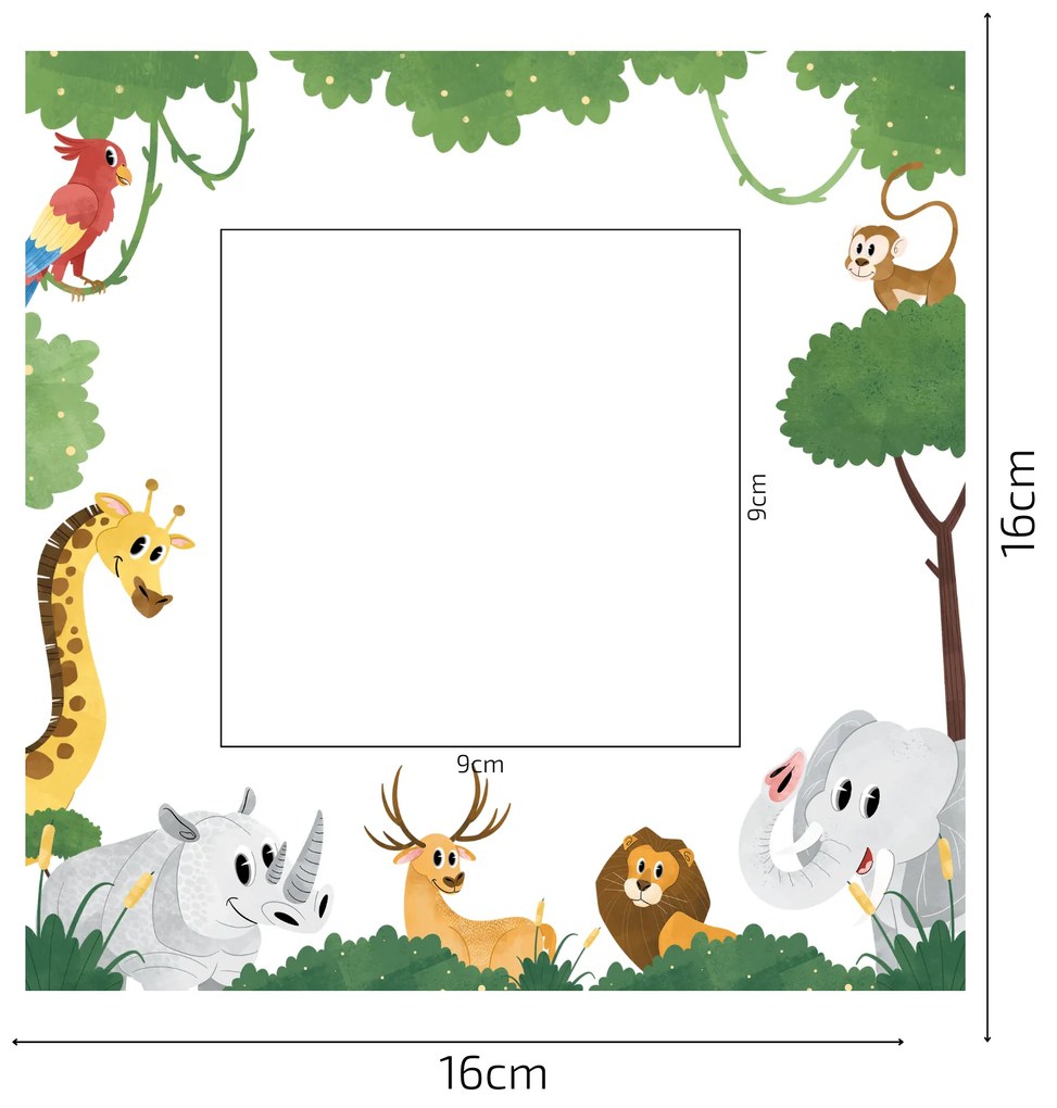 PIPPER. Autocolant pentru Întrerupător "Jungla 5"