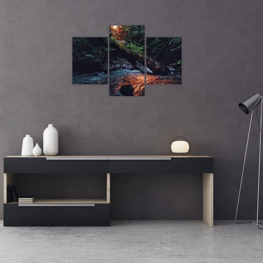 Tablou cu râu montan (90x60 cm)