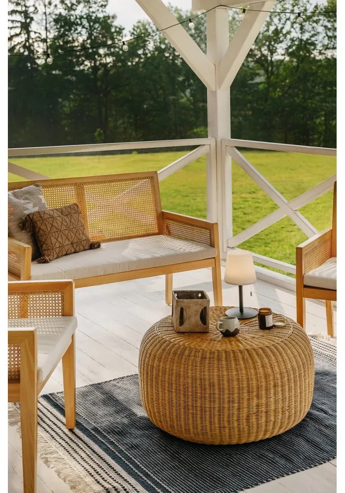 Covor reversibil pentru exterior din plastic reciclat Green Decore Civil, 120 x 180 cm, albastru-închis