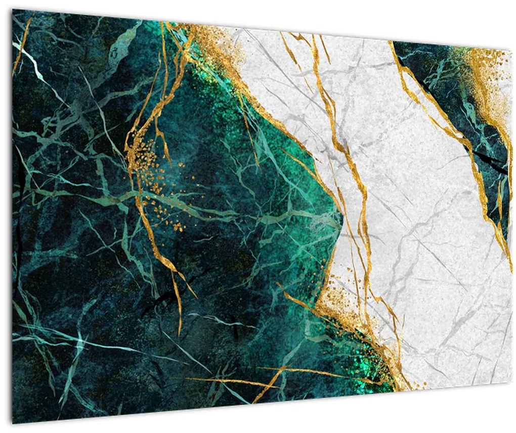 Tablou - Marmură turcoaz (90x60 cm)