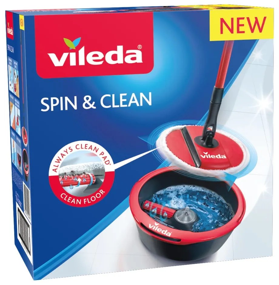 Set mop și găleată Vileda Spin&Clean