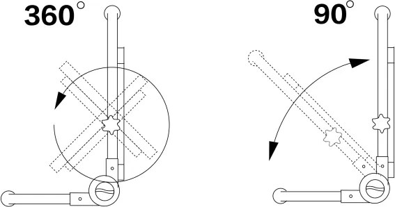 Proiector LED cu stativ LED/50W/230V 5000K IP65 portocaliu