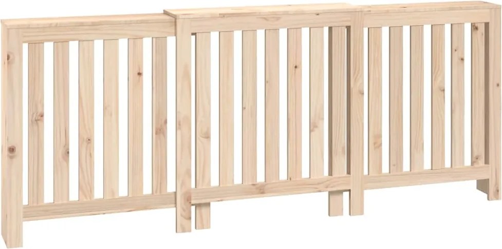 vidaXL Mască pentru calorifer, 210x21x85 cm, lemn masiv de pin